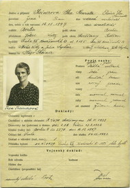 Theinerová Tea: Identity card application
